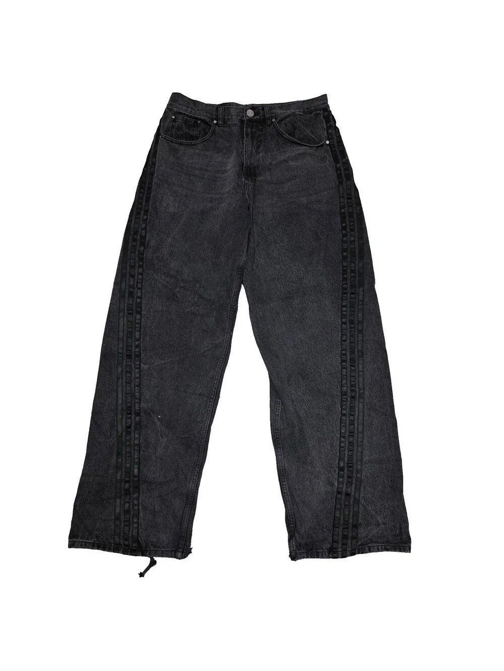 Adidas Adilenium Season 3 Loose Fit Denim Pants Jeans 31 x 31 Black Washed 3 str
